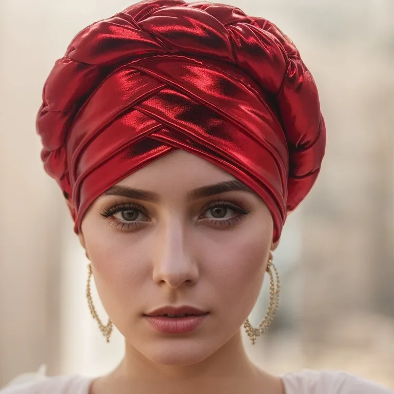 Turban Africain Enveloppé pour Femme, Hijab Musulman Arabe, Casquette, Coiffure, Sauna Africain, Chapeau Cravate, Accessoires pour Cheveux