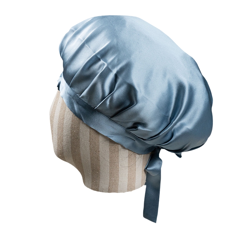Bonnets en soie Pure pour femmes, Bonnet de couchage de styliste, 19 mamans, en soie de mûrier, Turban, chapeaux de luxe, en soie naturelle, casquette de nuit