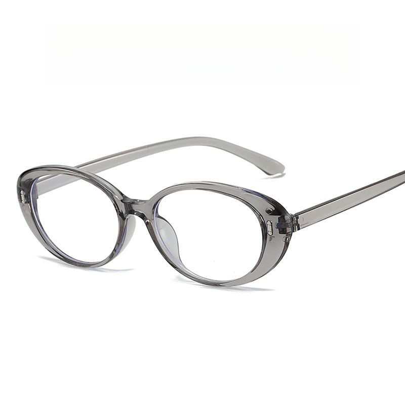 Montures de lunettes ovales tendance européennes et américaines pour femmes, pour un usage quotidien, avec fonction anti-lumière bleue
