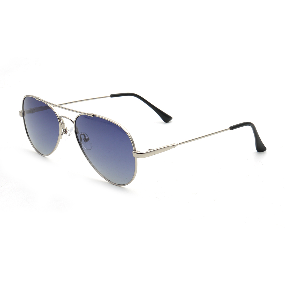 Aviation hommes lunettes de soleil polarisées montures pour hommes pilote lunettes de soleil métal lumière Flexible à la mode moderne or conduite UV400