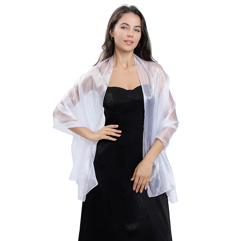 Châles élégants pour femmes, enveloppes pour robes de soirée, châle de mariée, demoiselle d'honneur, couleur unie, Capes de fête, écharpe de décoration