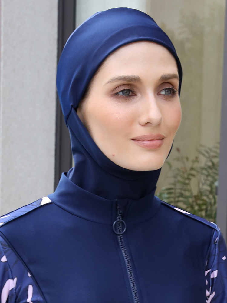 Hijab intérieur musulman de natation sportif pour femmes, Turban instantané solide pour dames, bandeau enveloppant