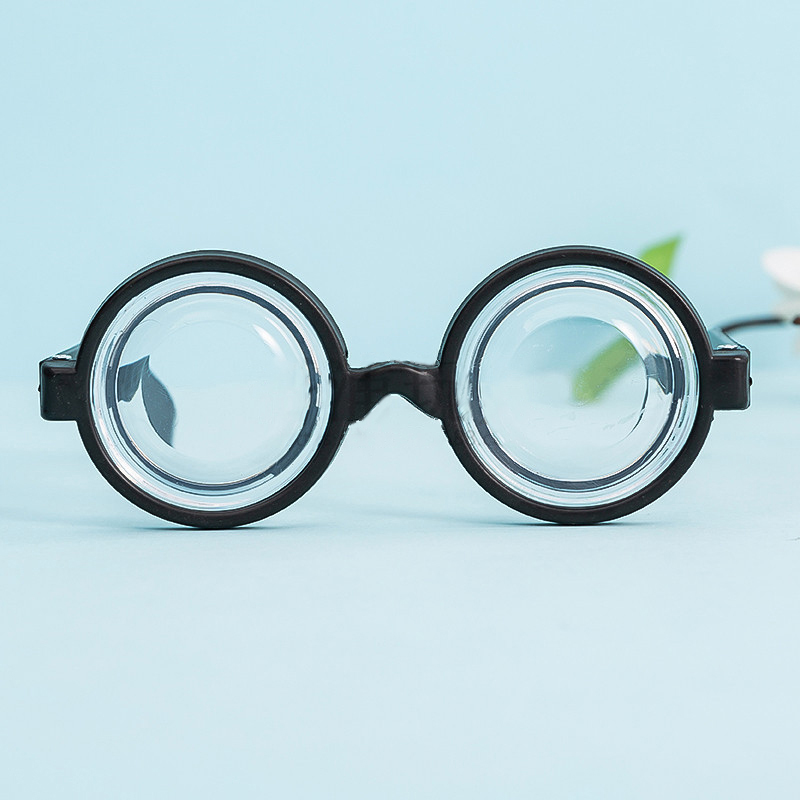 Lunettes de forme ronde, accessoires de lunettes d'halloween amusants, Costumes de Cosplay, accessoires de décoration de fête, cadeaux pour enfants et adolescents