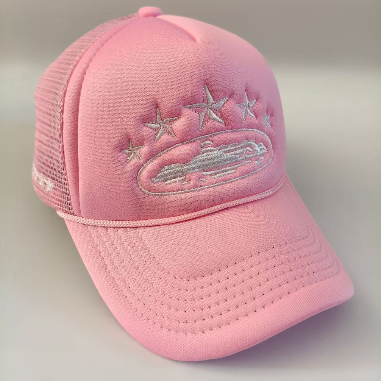 Casquette en maille de coton brodée cinq étoiles pour hommes, casquette de baseball rétro tendance, casquette Hip Hop pour femmes, casquette de sport et de loisirs, casquette décorative