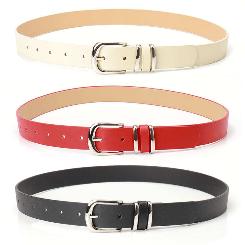 Nouvelle ceinture à double anneau à imprimé léopard pour femmes, style européen et américain tendance, ceinture polyvalente pour manteau, ceinture de taille pour femmes