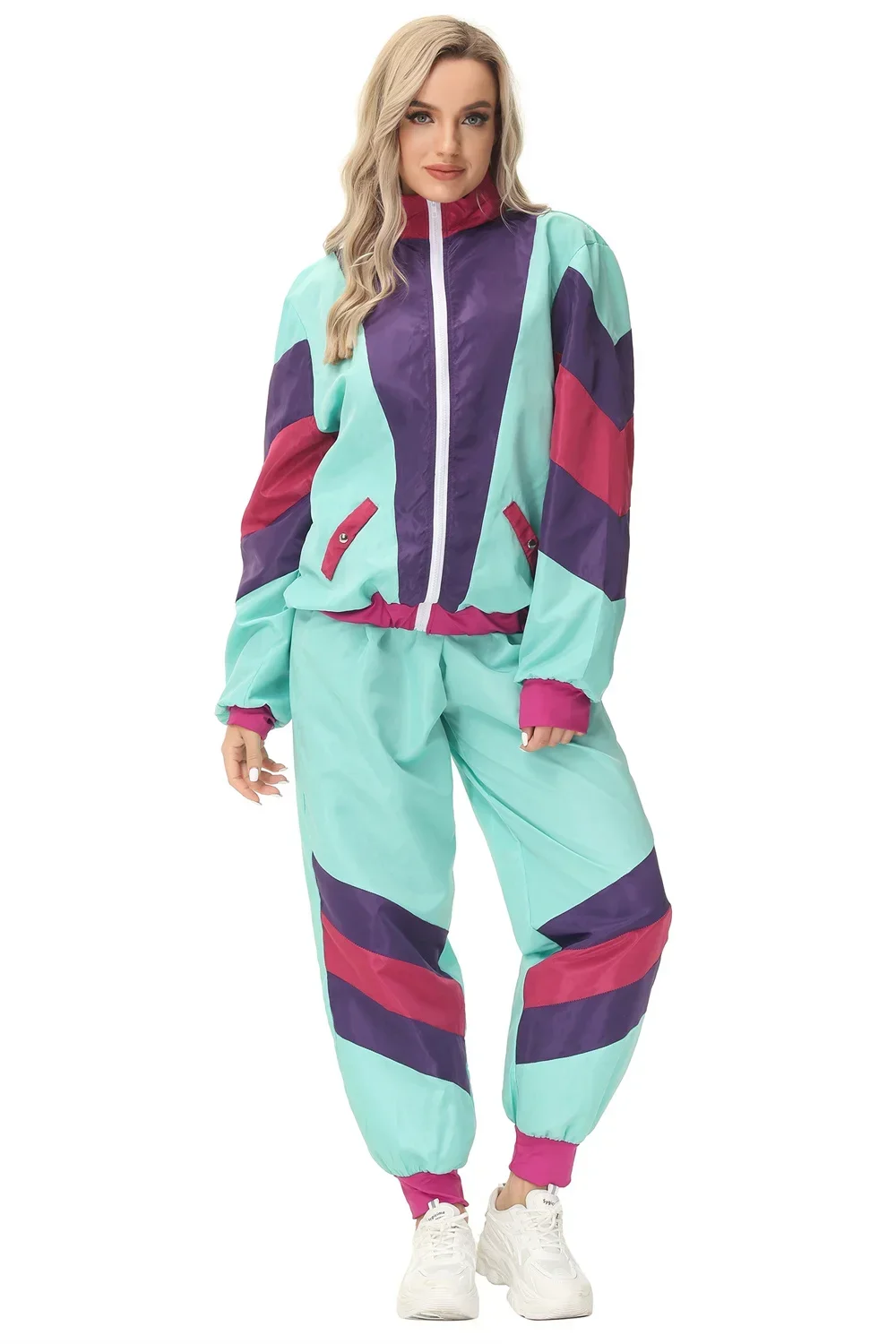 Costumes de cosplay Hiphelicopter pour femmes, Rock Chang, Sports HipMED trempés, Rétro, Carnaval, ixd'Halloween, Années 70 et 80