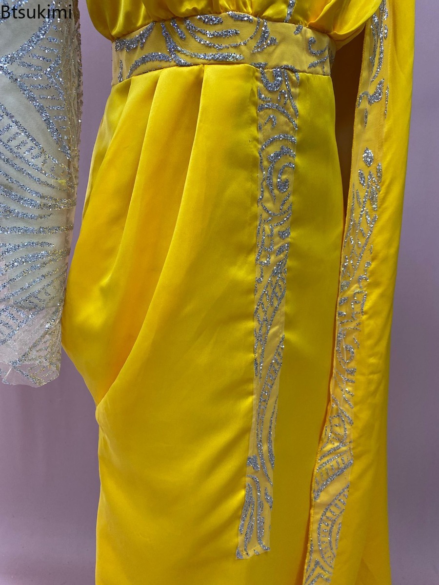 Robe de soirée pour femmes, élégante, Slim, transparente, manches longues, Vintage, longueur au sol, robes de Banquet de haute qualité, 2026