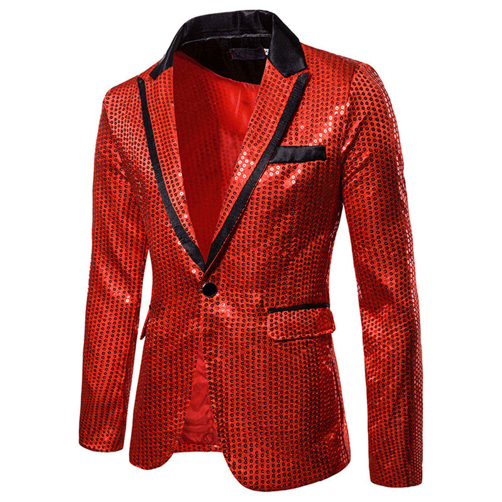Mode hommes luxueux paillettes Costume veste paillettes hommes Blazers boîte de nuit scène Performance Costume Blazer manteau hommes vêtements