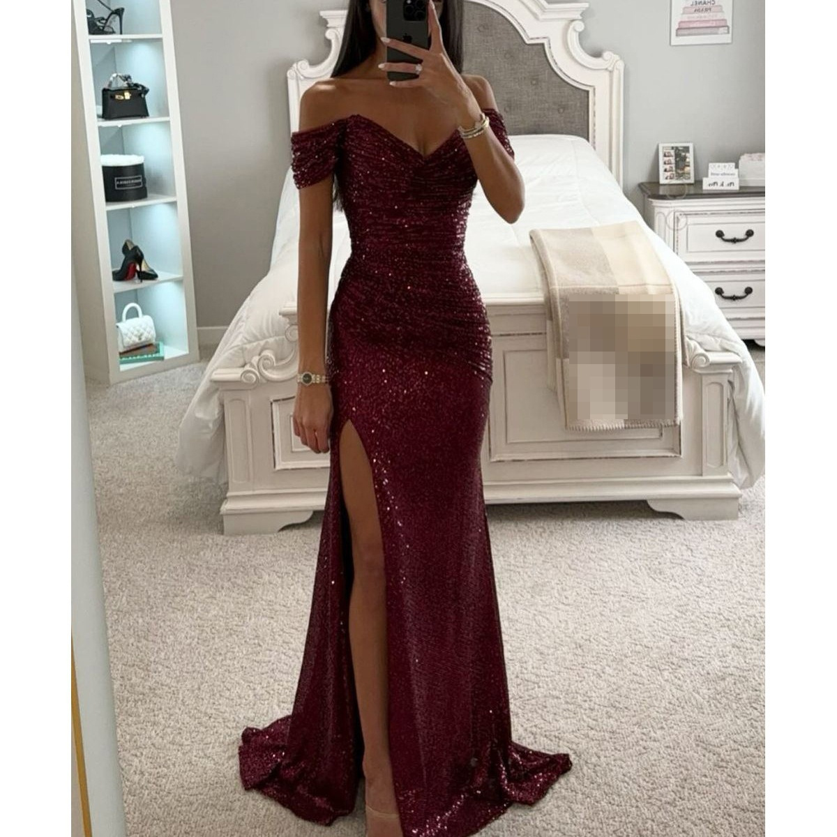Robe longue noire élégante à une épaule, Style hôtesse, nouvelle mode pour femmes, spectacle de bal, examen d'art, robe de réunion annuelle