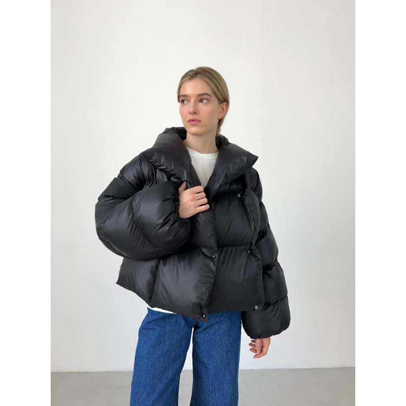 Veste d'hiver en coton pour femmes, nouvelle veste en coton à capuche courte de rue personnalisée, Style tendance