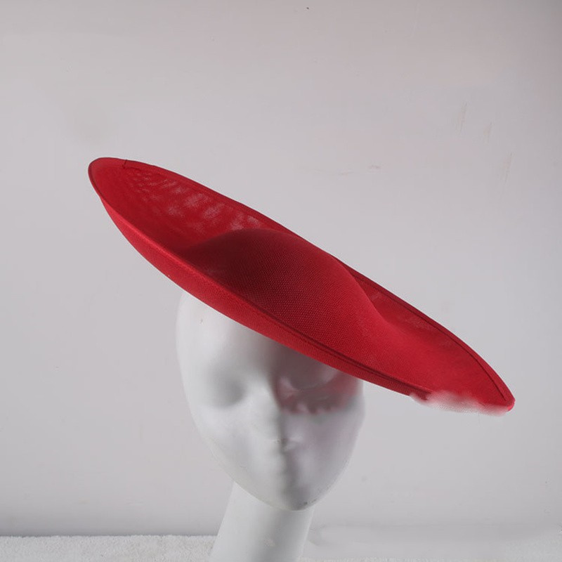 Fascinateurs de chapeau de base pour femmes, accessoire de cheveux élégant pour mariage et église, grand inery Gatineau, fournitures de patients Sinamay, 216.239., 40cm