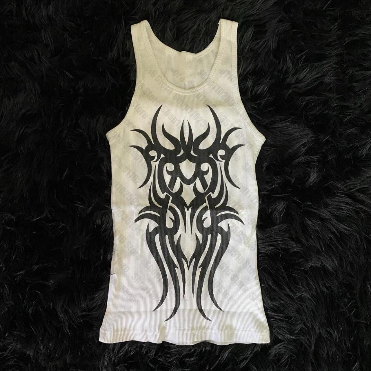 Vêtements pour femmes, vêtements Grunge Y2k, haut court, sexy, débardeurs et camis, chemisiers esthétiques pour femmes, Emo Coquette Goth