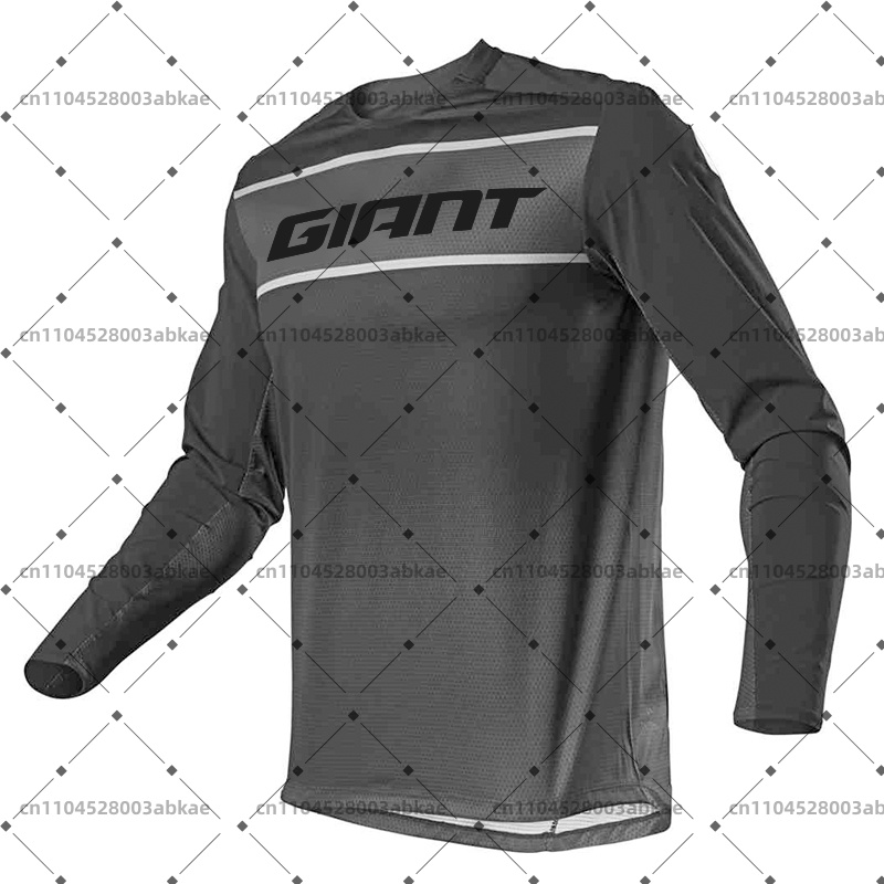Maillot de moto pour homme, respirant, séchage rapide, course hors route, manches longues, t-shirt de sport, BMX, VTT, Enduro