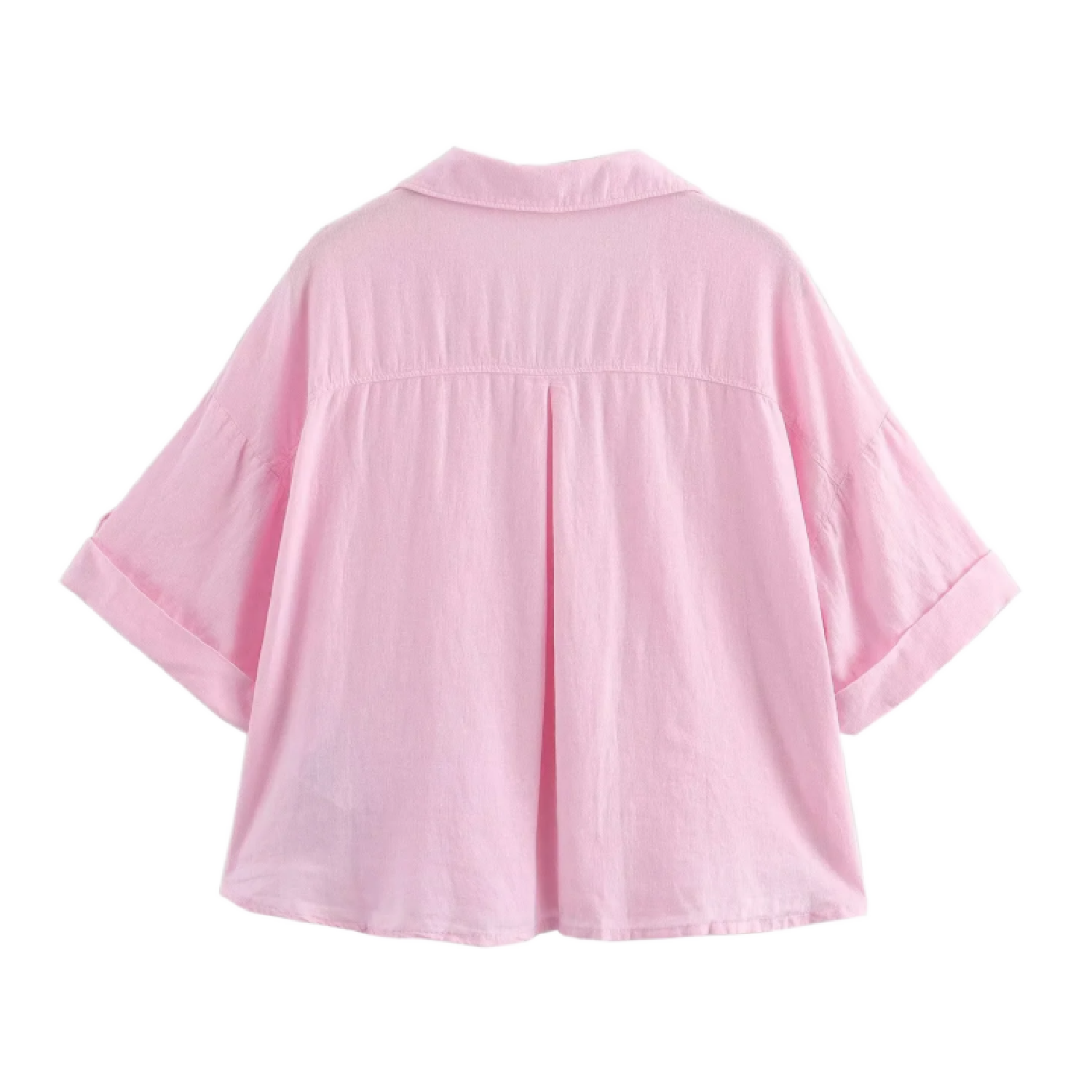 Nouvelle Blouse d'été pour Femme à Manches Courtes, Coupe Ample Décontractée, Élégante et Polyvalente, Style Simple et Tendance