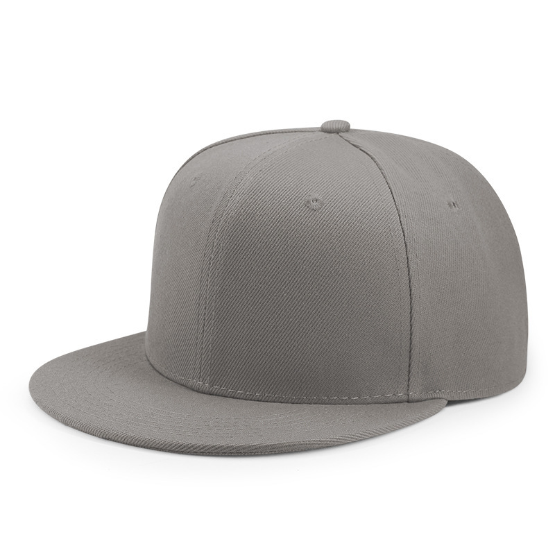 55-64 cm homme grande taille ajusté plat Peak casquettes adulte dos fermé casquette de Baseball pour petite tête dame homme blanc Hiphop Snapback chapeau
