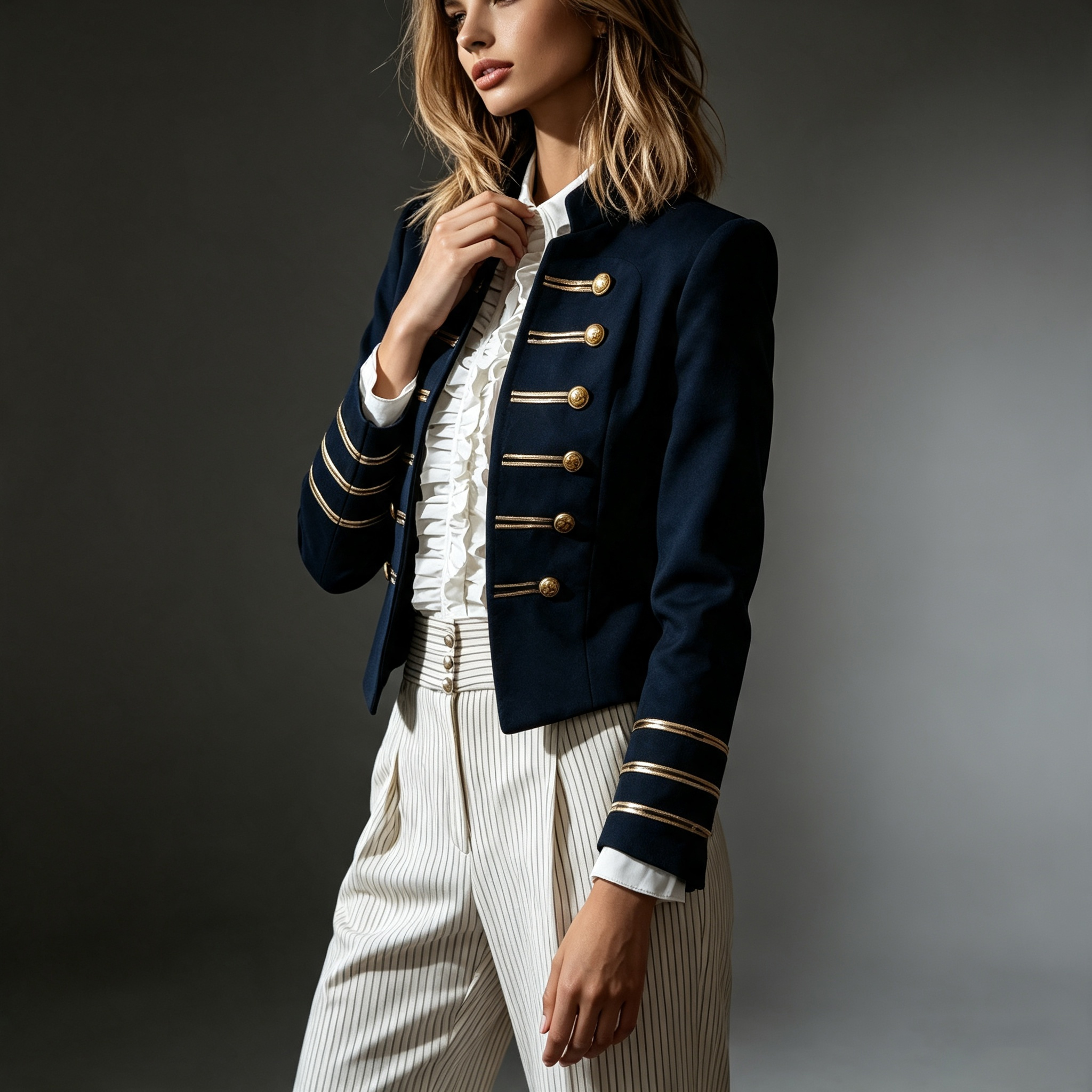 Manteau de veste à manches longues pour femmes, mode européenne et américaine, manteau élégant à Double boutonnage, vêtements d'extérieur pour femmes, hauts de printemps