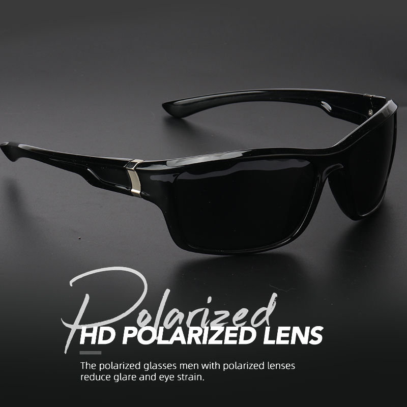 Lunettes de soleil de sport polarisées pour hommes – Lentille TAC durable avec options photochromiques et de couleurs pour la randonnée, la pêche, les voyages et l'usage quotidien
