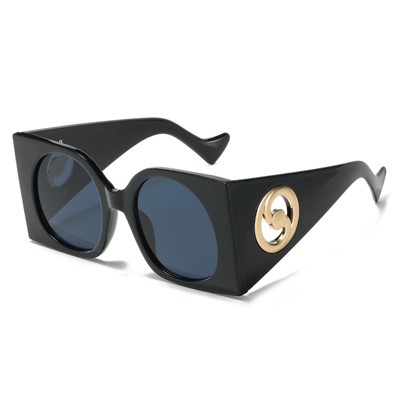 Lunettes de soleil carrées colorées pour femmes et hommes, monture bicolore, lunettes de soleil de voyage, nuances UV400, Gafas Oculos, marque de luxe
