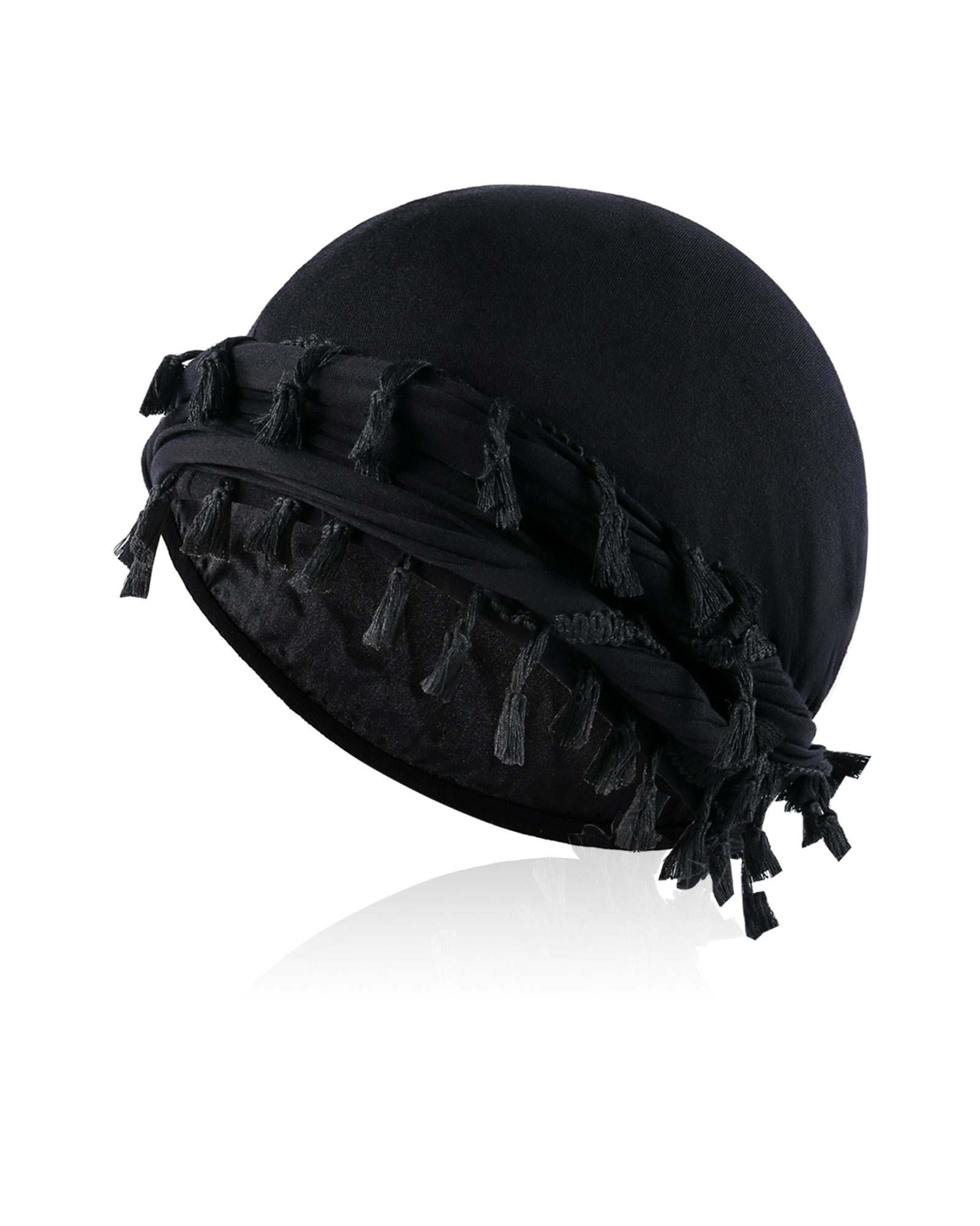 Vintage Twist Turban Head Wraps pour hommes Stretch Modal et Satin Turban écharpe cravate pour cheveux fermeture à cordon et lavage en machine