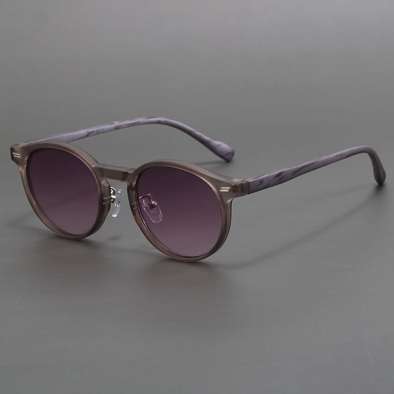 Lunettes de soleil rondes vintage pour hommes et femmes, lunettes de soleil circulaires Hiphelicopter, lunettes de soleil à la mode pour la conduite, le sport, le cyclisme en plein air avec lunettes