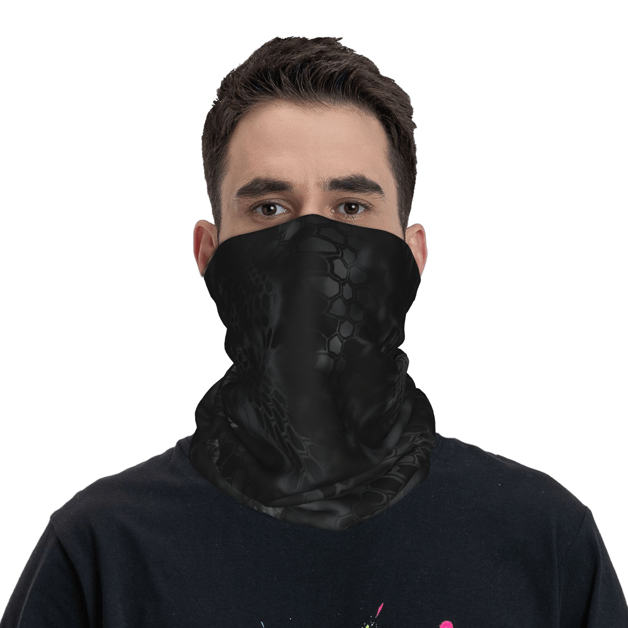 Bandana personnalisé à motif d'écailles de serpent, cache-cou pour femmes et hommes, écharpe de Ski d'hiver, guêtre, couverture faciale en peau
