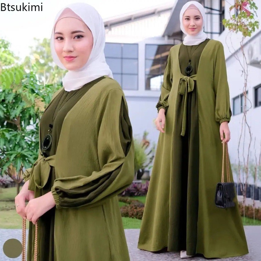 Abayas élégantes pour femmes musulmanes arabes, robes maxi, kaftans de Dubaï et d'Arabie Saoudite, robes de soirée islamiques, kaftans du Ramadan, robes modestes, vestidos