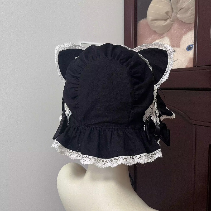 Chapeau de sorcière pour chaton BB, bandeau avec nœud et oreilles d'animaux, accessoire pour cheveux