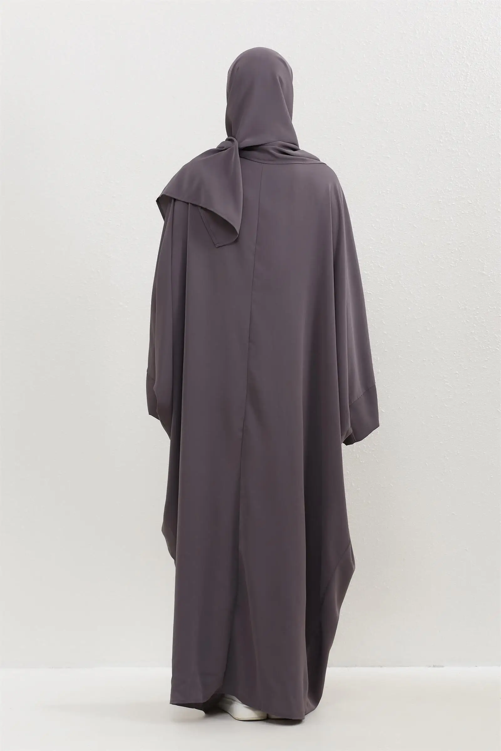 Abaya musulmane avec hijab pour femmes, vêtements islamiques, jilbab, dubaï, saoudien, robes de prière de modestie turque, caftans, 2 pièces
