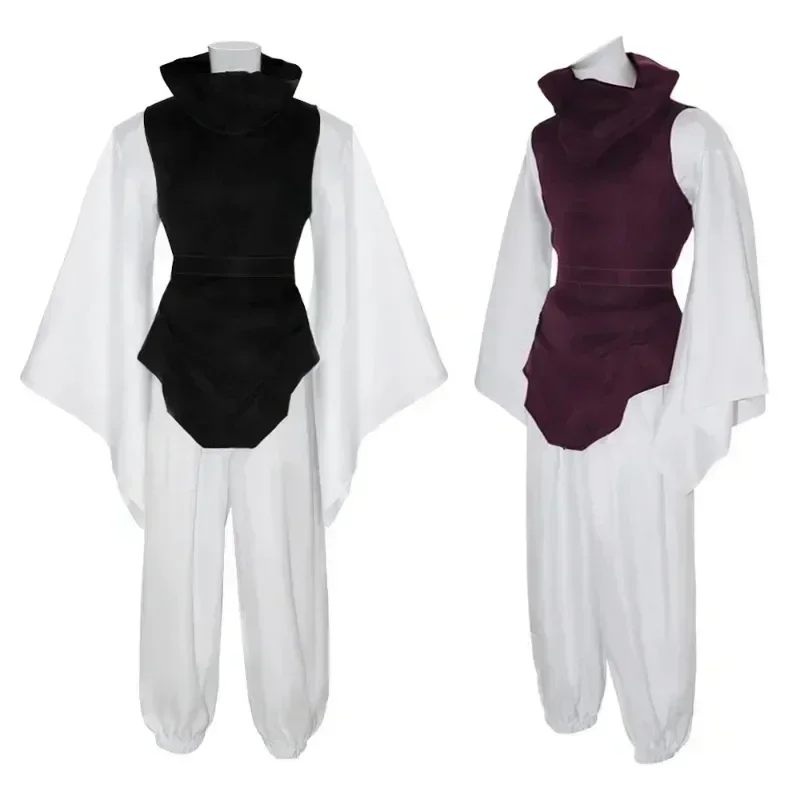 Anime Jujutsu JJK Manga Choso Cosplay Costume, Kaimmense Choso Cos, Top GlaPants, Uniforme Bordeaux, Tenue d'Halloween pour Femme et Homme
