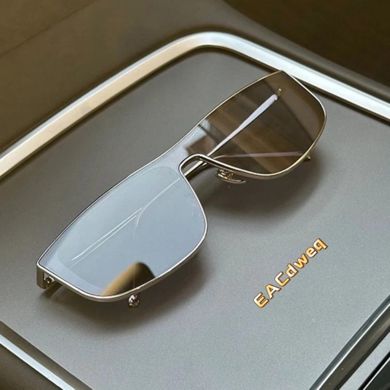 Lunettes de soleil tendance pour femmes, style rétro, pour l'été et les activités de plein air, monture métallique, protection UV400, pour hommes et femmes, idéales pour les voyages