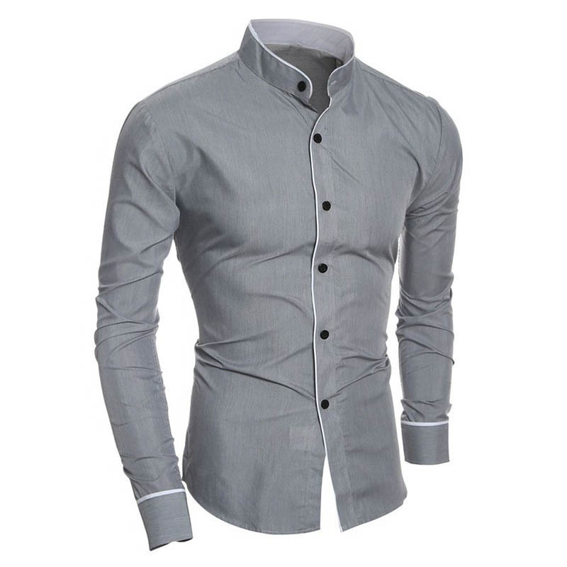 2025 hommes de luxe décontracté chemise formelle coupe ajustée à manches longues chemise blanche mâle confortable chemises habillées sociales marque hommes vêtements