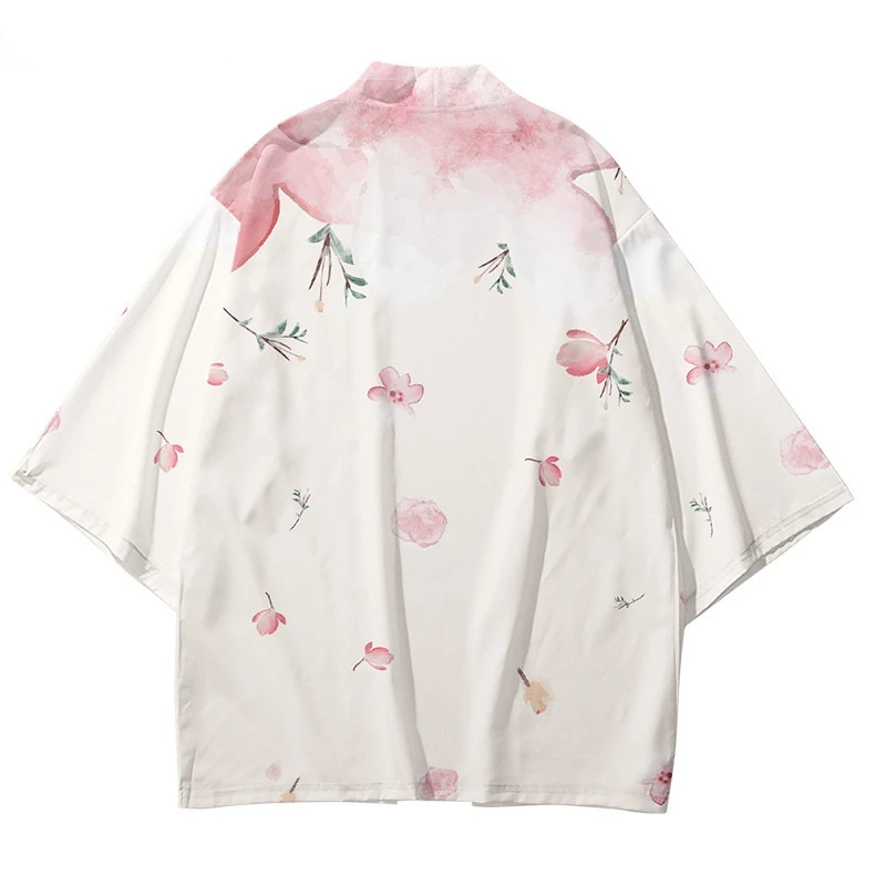 Cardigan Streetwear japonais pour femmes et hommes, Harajuku Haori, Kimono Cosplay, chemises de plage, Yukata Tao, Kimono pour hommes