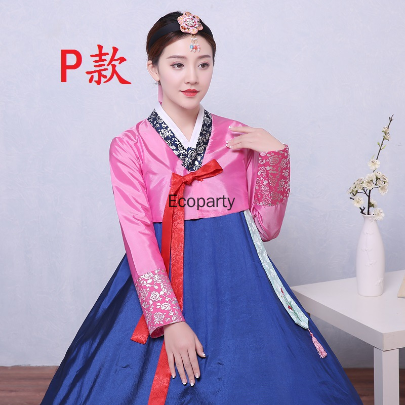 Robe Hanbok pour femmes, 8 couleurs, Costume de princesse coréenne, vêtements de spectacle de danse nationale traditionnelle asiatique pour adultes, Hanbok amélioré