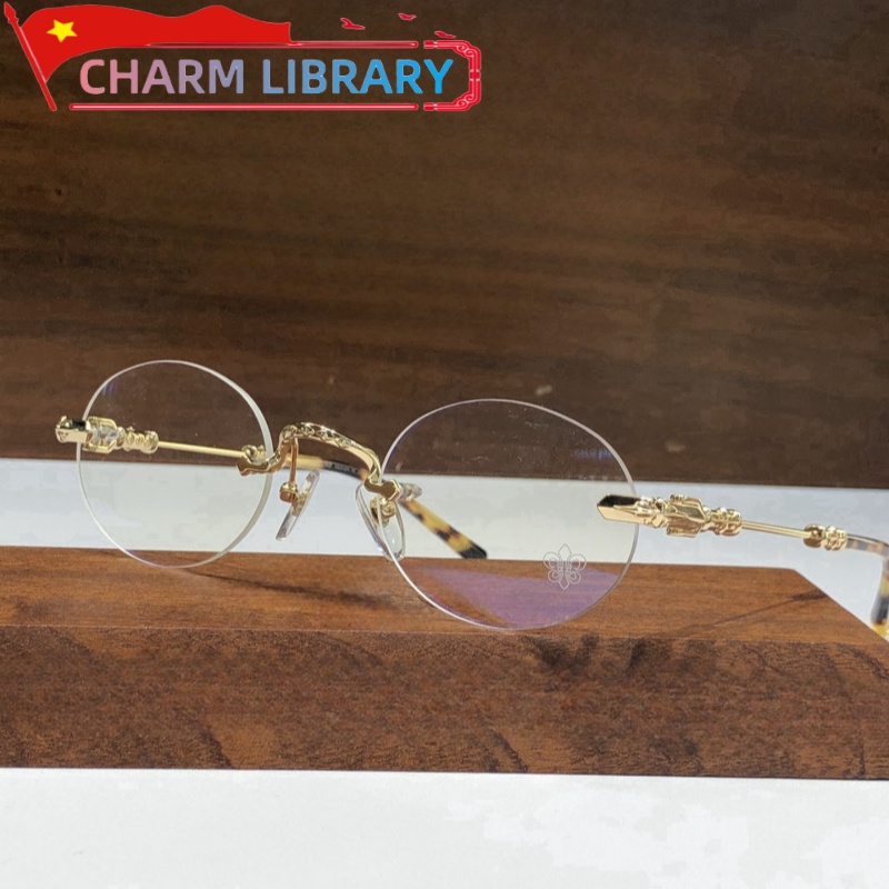 Monture de lunettes pour hommes titane sans monture rétro concepteur marque de luxe femmes mode myopie lecture lunettes lunettes de Prescription