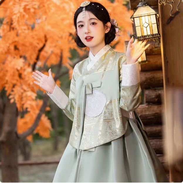Costume ethnique traditionnel coréen, robe de princesse pour femme, Hanbok Palace, voyage, danse classique, ensemble Hanbok pour femmes