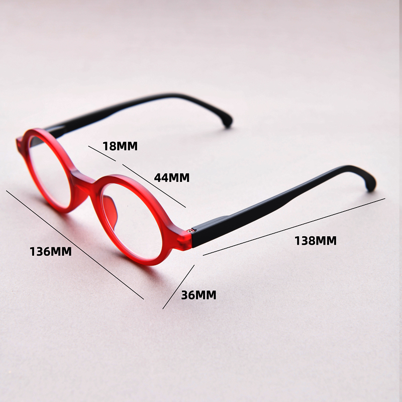 Lunettes de lecture à la mode pour hommes, rondes, petite monture, charnière à ressort, légères, pour lecteurs presbytes + 1 + 2 + 3 + 4