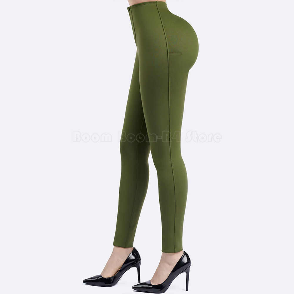 Pantalon taille haute à jambes fines pour femmes, contrôle du ventre, Push-Up, pantalon de gymnastique, Leggings décontractés, Yoga, doux, extensible, confortable