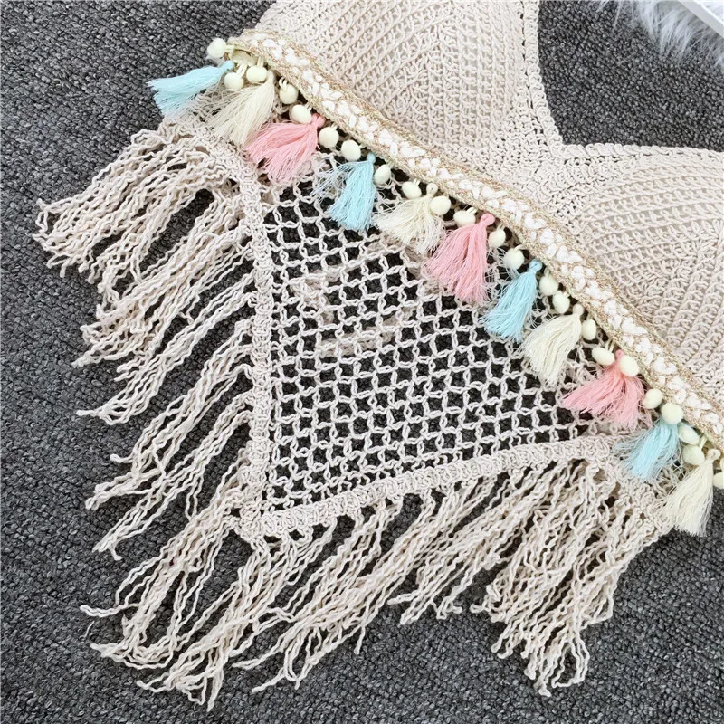 Hauts mignons femmes haut à licou ropa de mujer sexy crochet camisole femmes évider crochet réservoirs hauts
