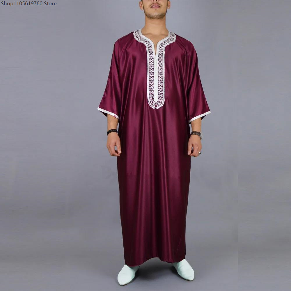 Robes musulmanes, vêtements islamiques, vêtements arabes pour la prière de l'Aïd, Jubba du Moyen-Orient, Thobe pour mariage indien, Kaftan, Ropa, Costumes