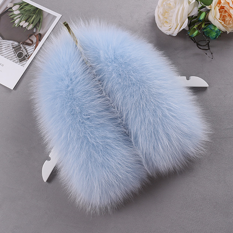 Col en fourrure de renard véritable pour l'hiver, col en fourrure naturelle, écharpe en fourrure de renard authentique, châle, accessoire de col de manteau pour femme, écharpes chaudes et tendance