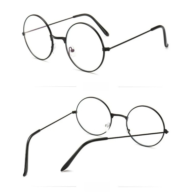 Lunettes rondes Anti-lumière bleue pour ordinateur, jeux de jeu, Protection des yeux, lunettes décoratives