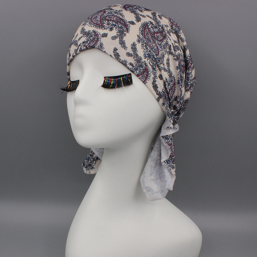 Turban de chimio pour femmes, bonnet pour filles, Skullies, design classique, tête ronde, perte de cheveux, casquette, vêtements de sauna, femme rurale, HAT234