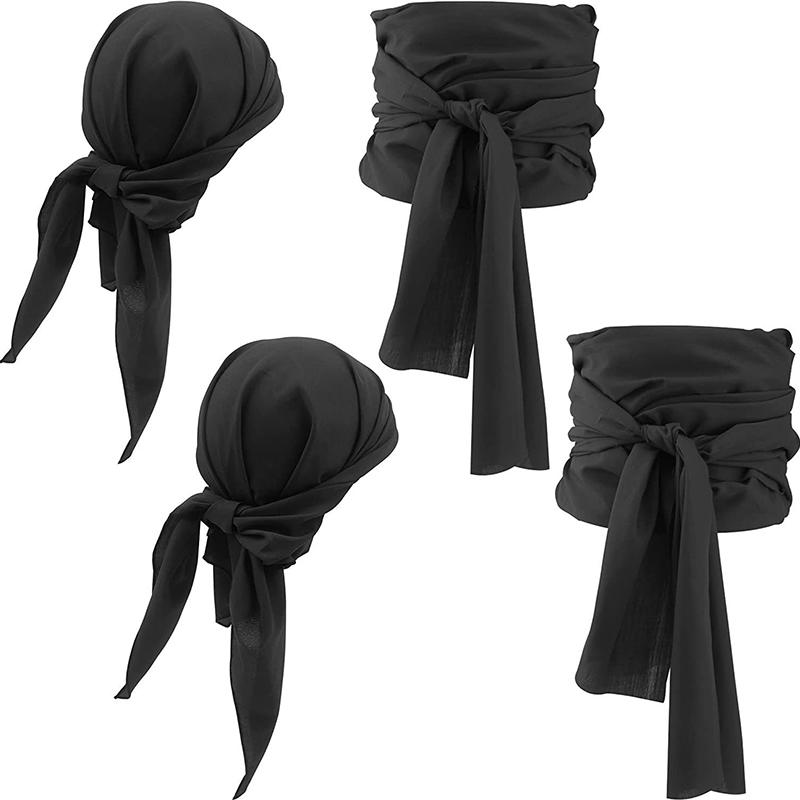 Pirate Cosplay Costume chapeau foulard ceinture médiévale Renaissance Vintage Pirates femmes hommes bandeau taille ceinture Halloween nouveau