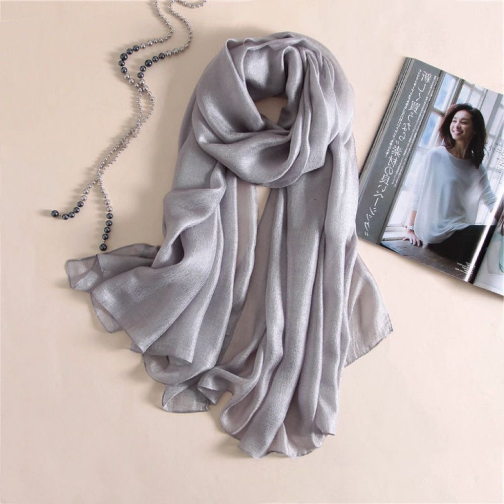 Écharpe en lin uni pour femme, foulard pour document pur, châle de protection solaire pour femme, bandanas grande taille, hijab à la mode, 180x85cm