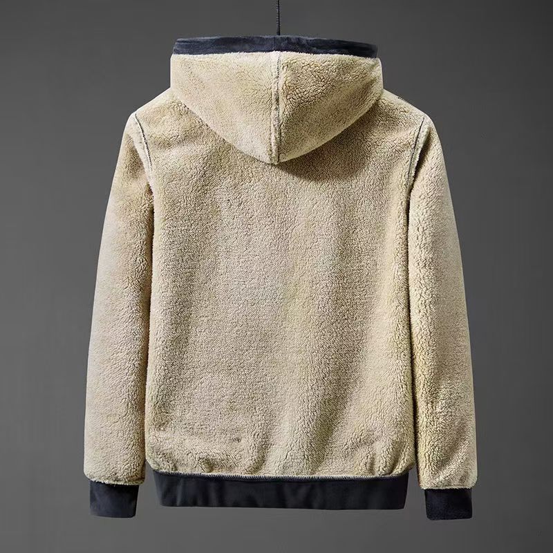 Ensemble veste et pantalon à capuche à manches longues pour hommes, olympiques d'optique sourire, vêtements chauds, automne, hiver, 2 pièces