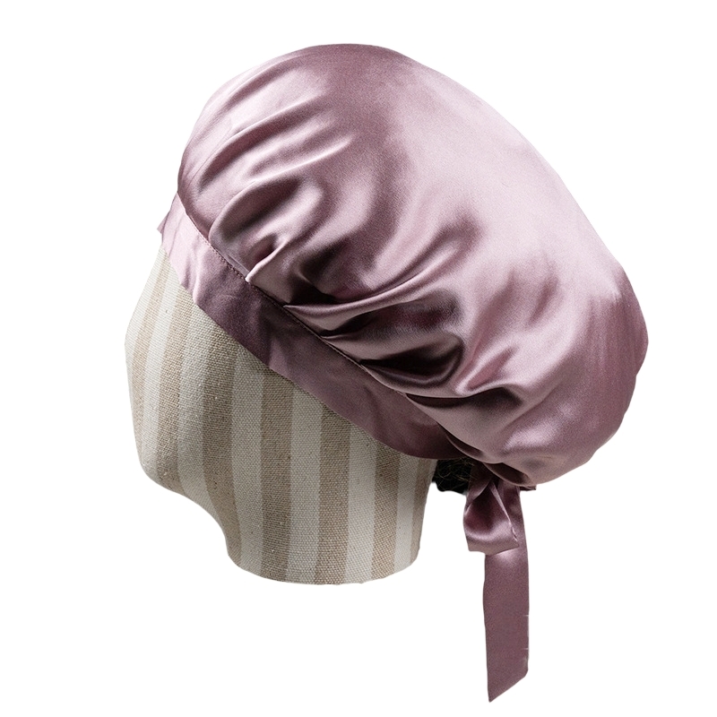 Bonnets en soie Pure pour femmes, Bonnet de couchage de styliste, 19 mamans, en soie de mûrier, Turban, chapeaux de luxe, en soie naturelle, casquette de nuit