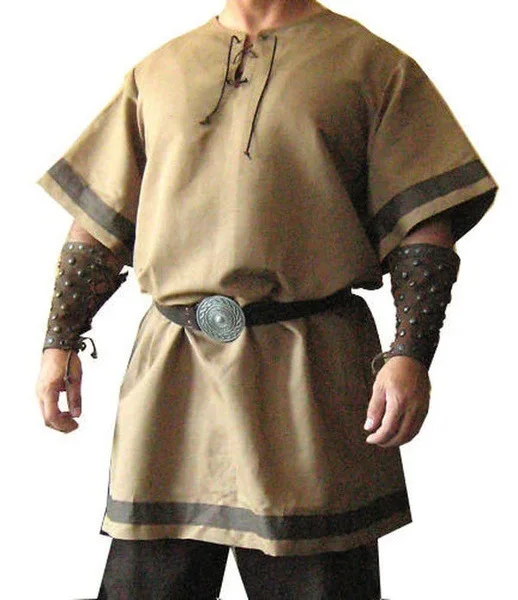 Costume de guerrier Viking Vintage, Vintage, Renaissance, tenue de chevalier Viking, Costume de LARP pour hommes adultes, tunique de Pirate de l'armée nordique