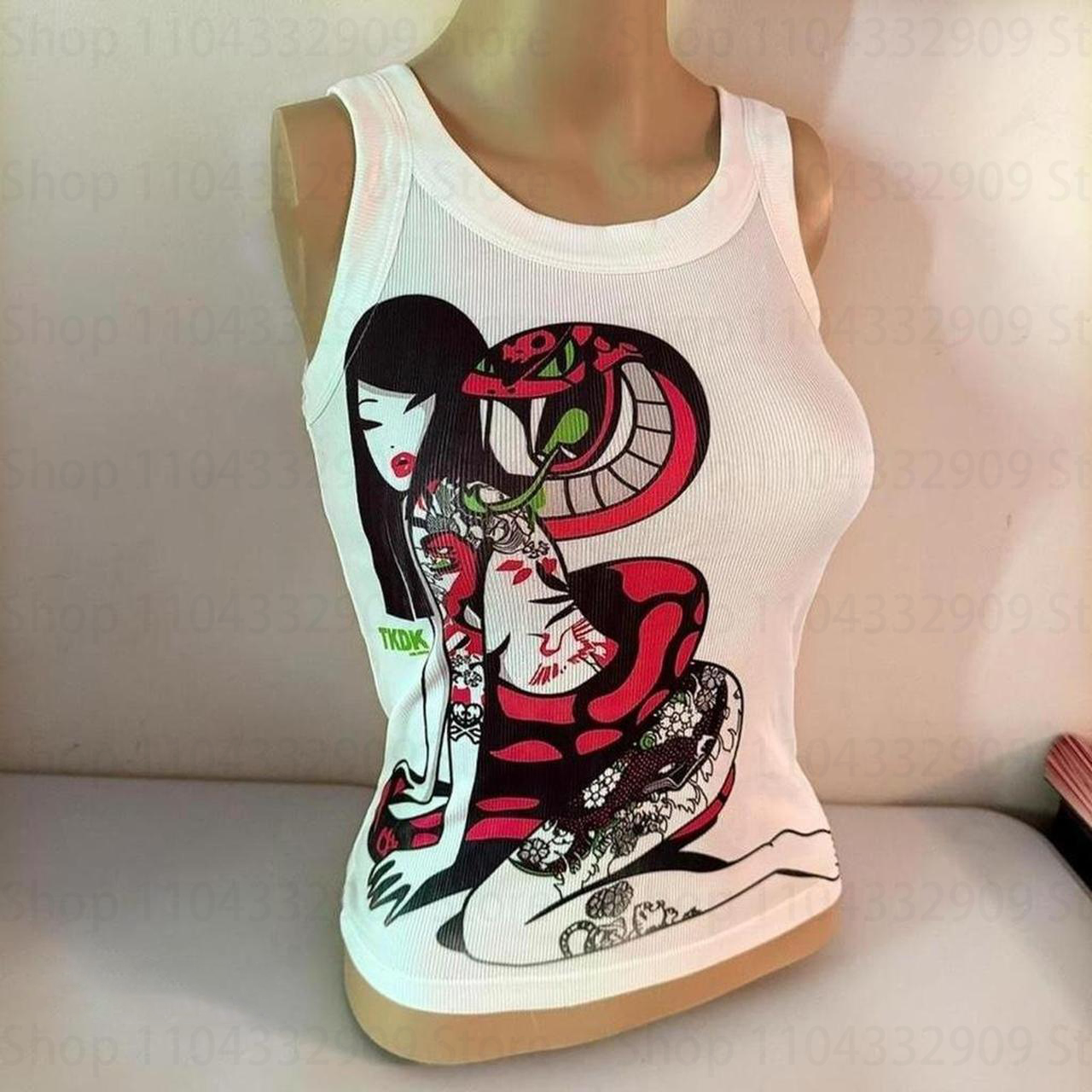 Hauts Y2K pour femmes, vêtements pour femmes, crop tops emo d'été avec bretelles, style trashy Y2K années 2000 90s, vintage Harajuku