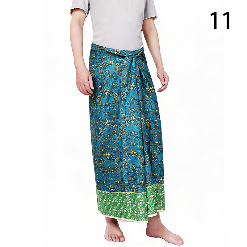 Jupe Sarong Batik Ethnique Dai pour Hommes et Femmes, Robe Une Pièce, Cache-maillot de Plage Hawaïen, Paréo de Plage d'Été, Jupe Tube, Cache-maillot Lungi