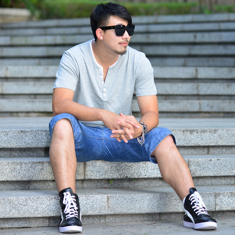 T-shirt à Manches Courtes en Coton pour Homme, Vêtement Décontracté, Couleur Unie, avec Bouton de Document, Grande Taille, 7XL, 8XL, Été 2021